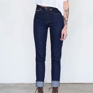 Billiam Selvedge High Waisted Slim Jeans Size 0